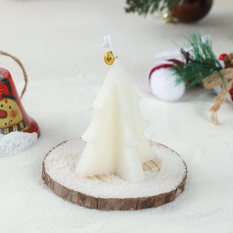 Handcrafted Christmas Scented Candle, Tree Shape