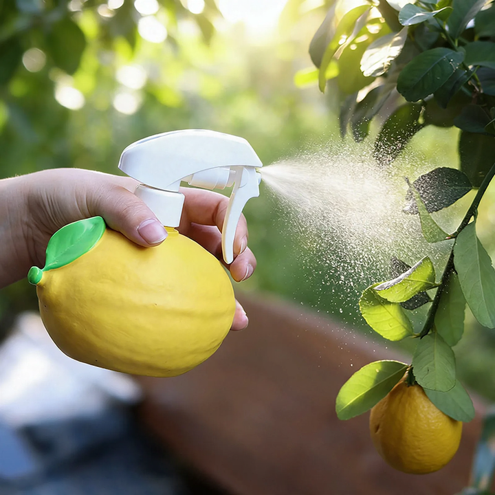 Lemon-shaped spray bottle, 200 ml, hand pump