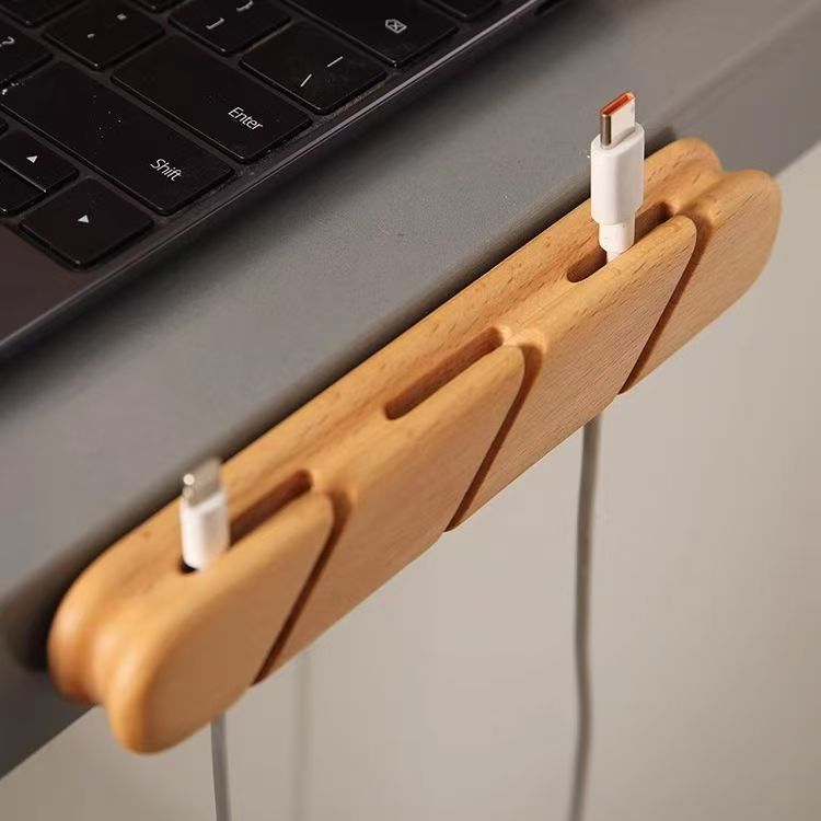 Wooden cable organizer, model K009