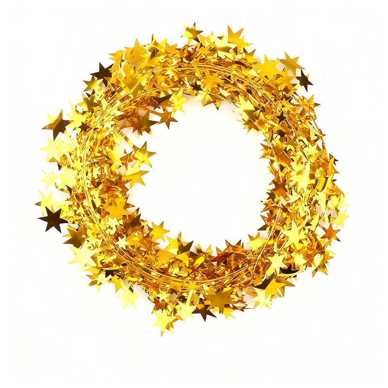 Star garland, 7.5 m, plastic