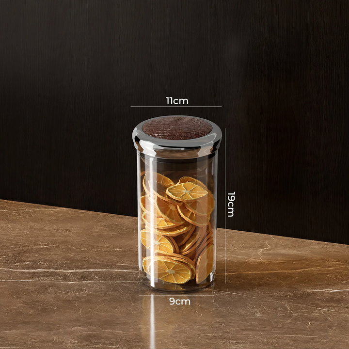 Storage container, round, food safe, with closure