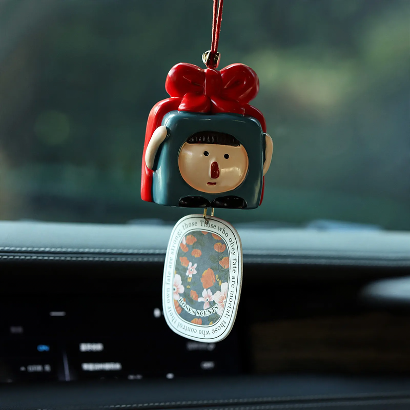 Christmas socks-car fragrance-hanger with disc