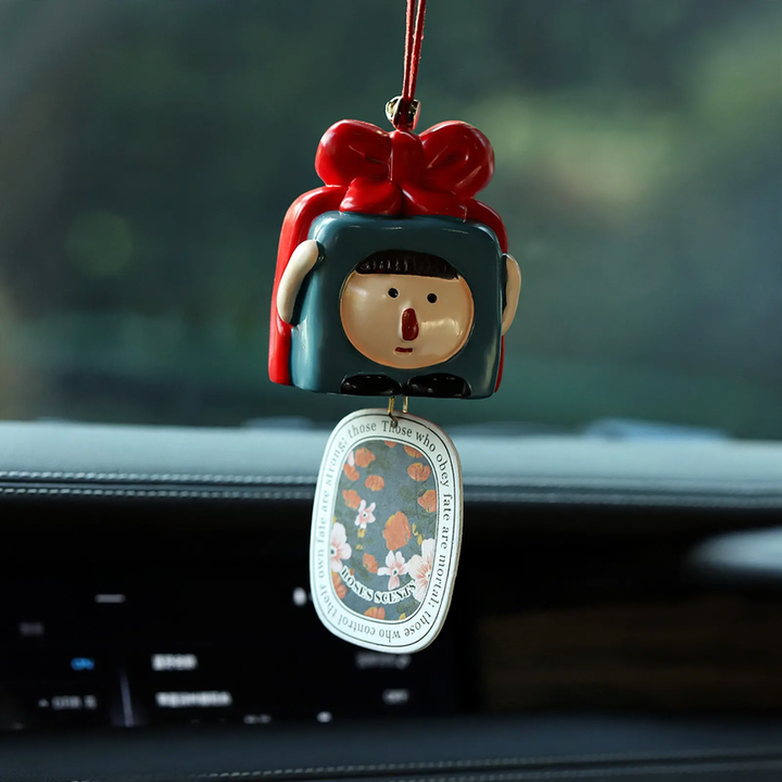 Christmas socks-car fragrance-hanger with disc