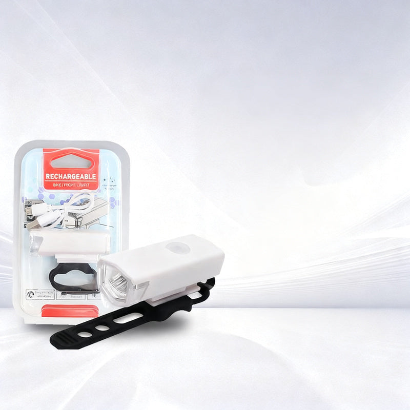 Bicycle light set, USB rechargeable, waterproof