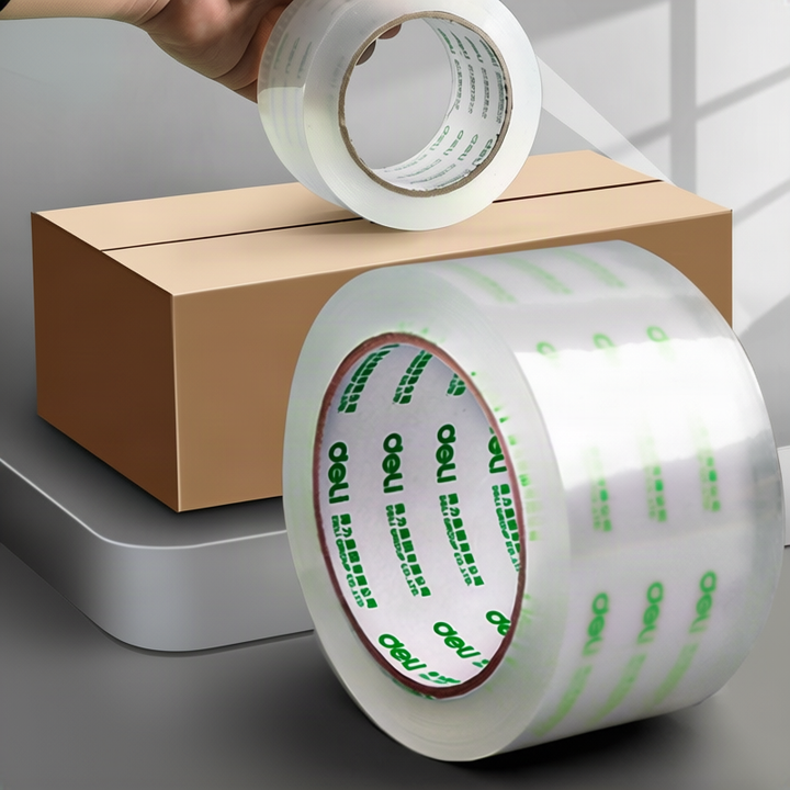 Transparent tape for packaging