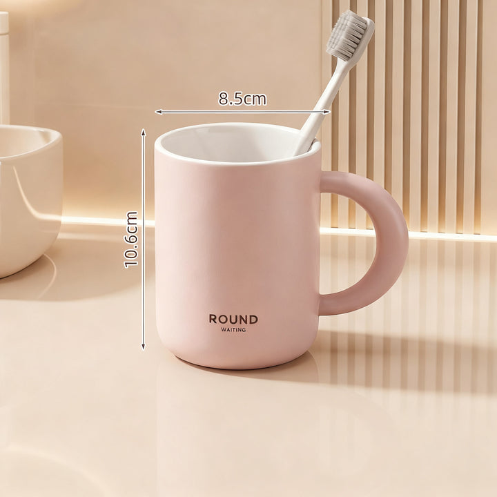 Toothbrush cup made of PP, unbreakable