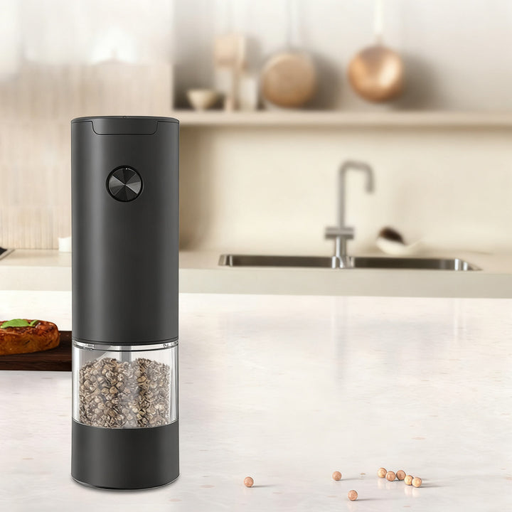 Electric pepper mill, 70 ml, stainless steel