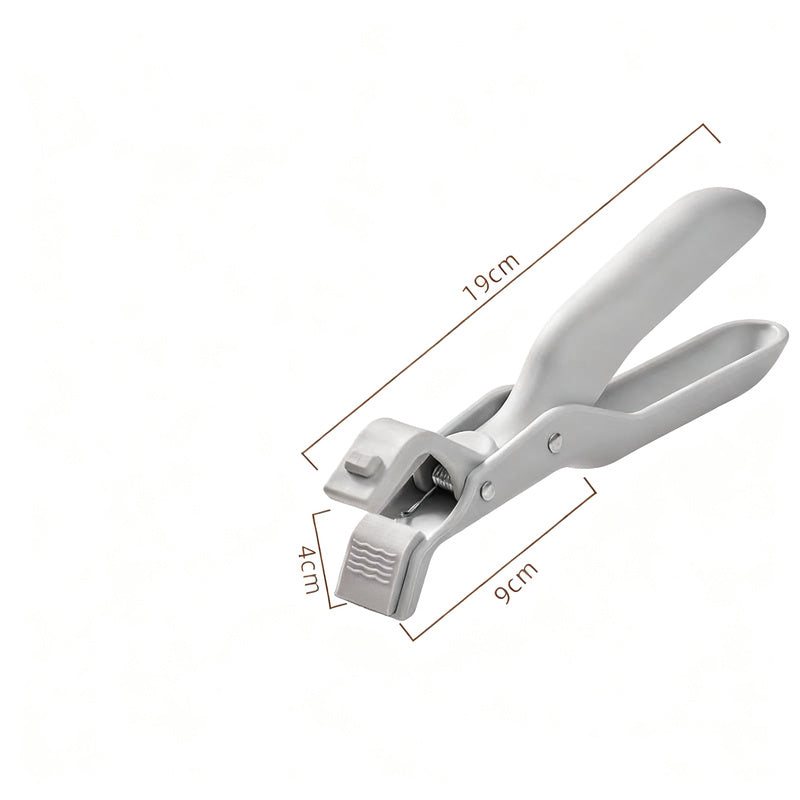 Heat protection tongs for bowls and plates