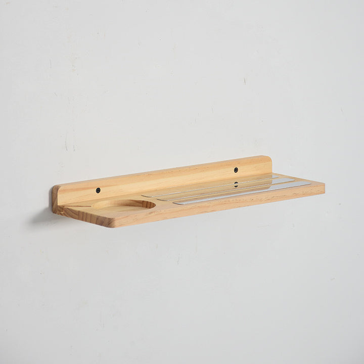 Bamboo shelf for wall mounting