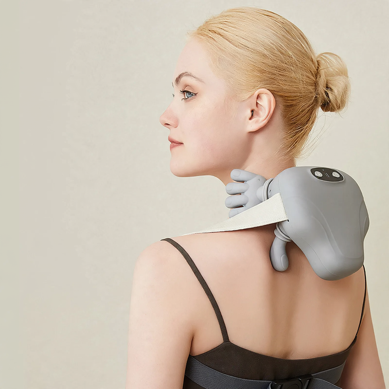 Neck massager with heat function, model YZ-1886