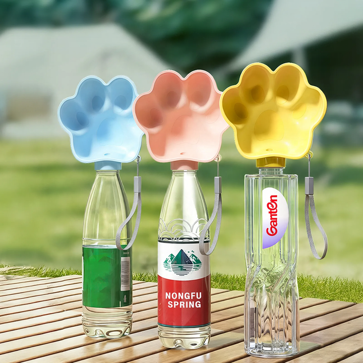 Pet water bottle attachment