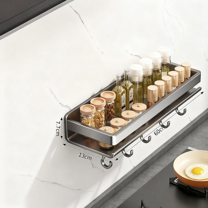 Stainless Steel Kitchen Wall Shelf