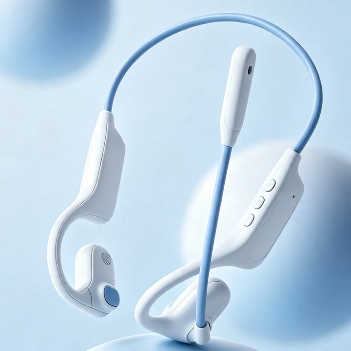 Open Bluetooth headphones for hanging