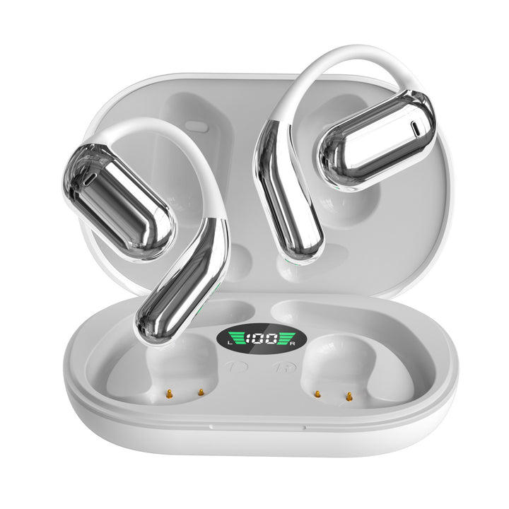 Open Bluetooth sports earphones with noise cancellation