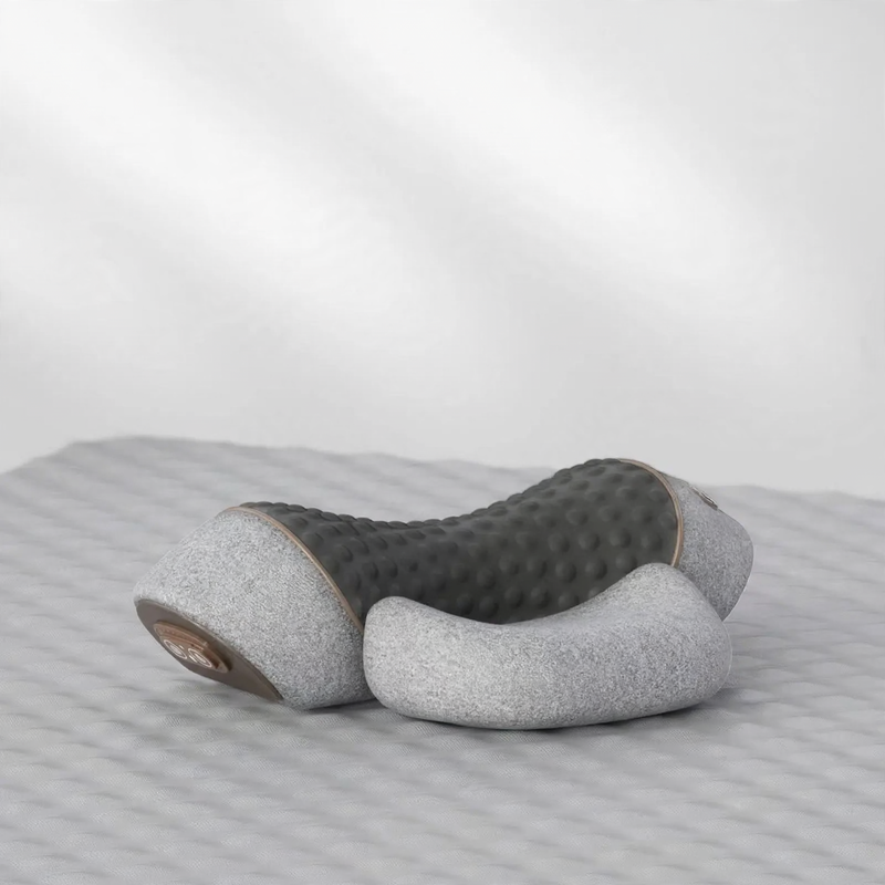 Multifunctional neck pillow with massage and heating function