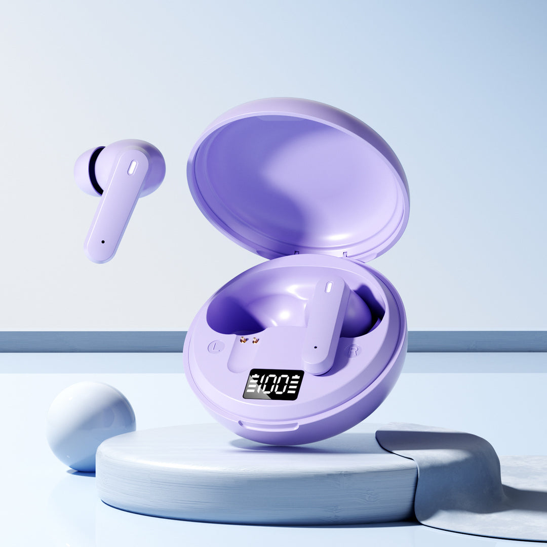 Wireless Bluetooth earbuds with voice control