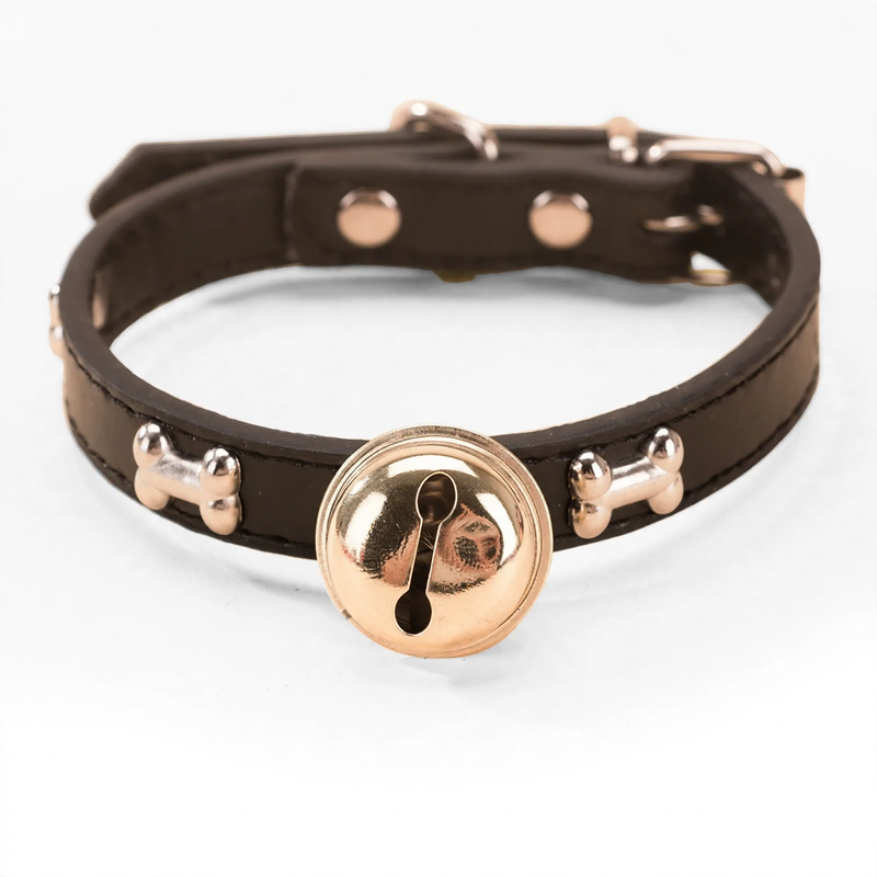 Collar for medium and large dogs with leash attachment