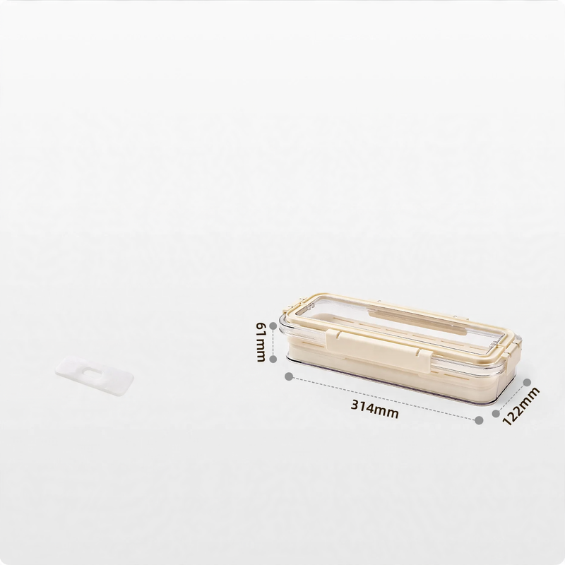 Portable fresh-keeping box with drip tray