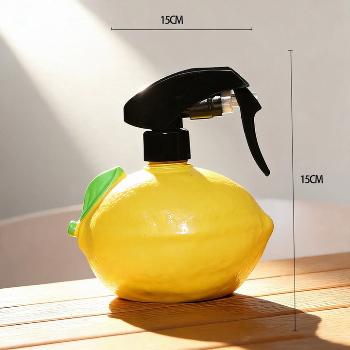 Lemon-shaped spray bottle, 200 ml, hand pump