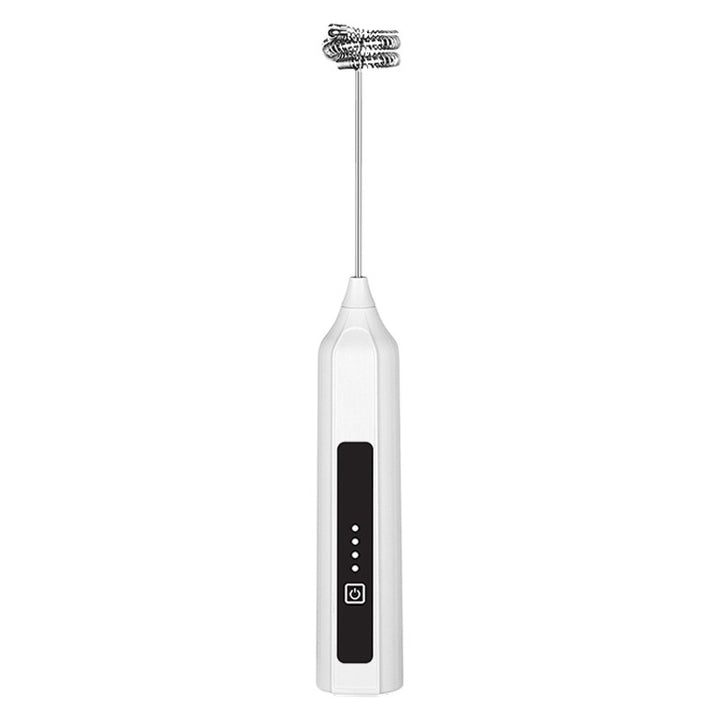 Electric milk frother, rechargeable, multifunctional