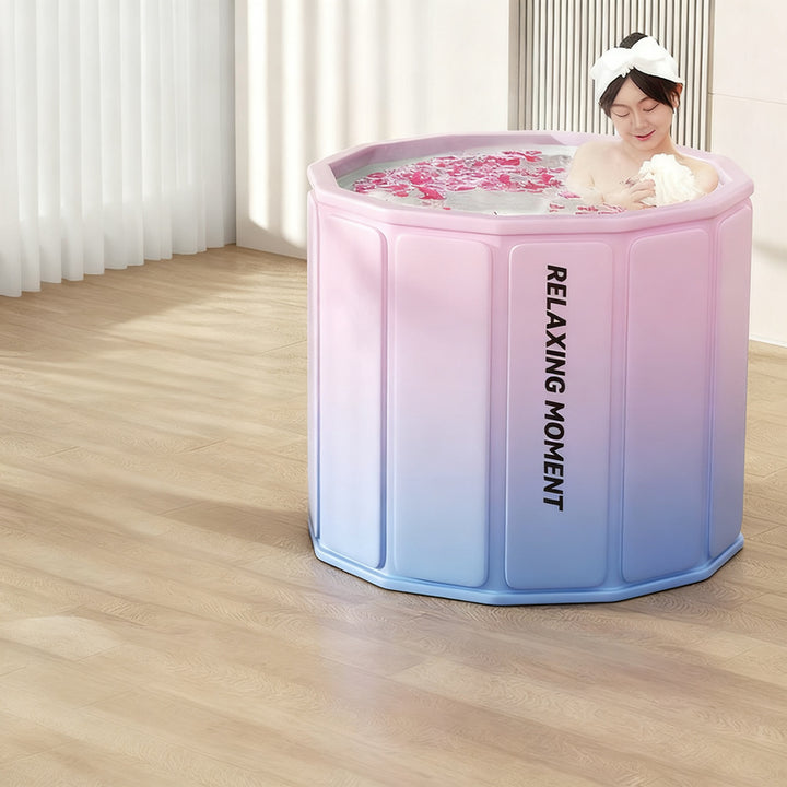 Foldable PVC Bathtub for Adults