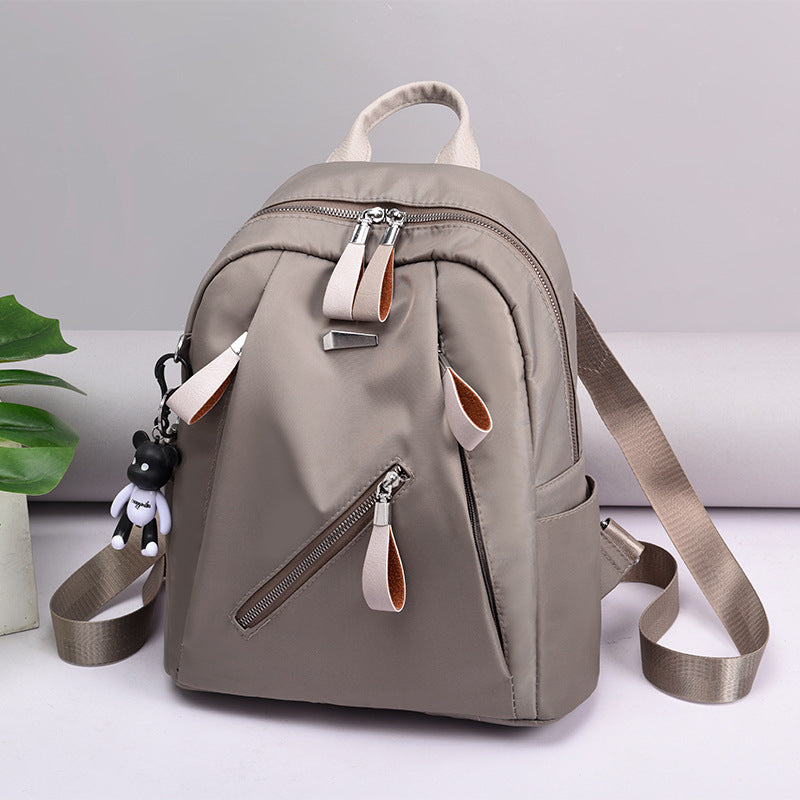 Women's backpack, nylon, back load distribution, timeless