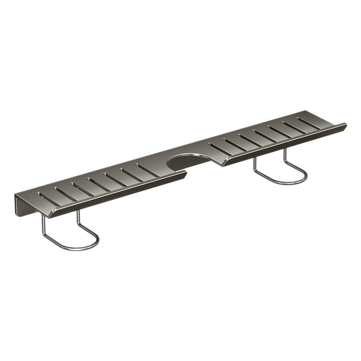 Wall shelf for sink, steel, without drilling