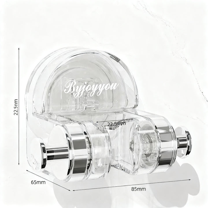 Shower head holder with suction cup, adjustable