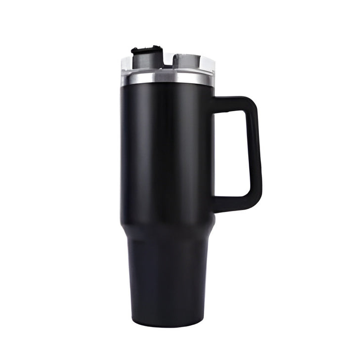 Insulated cup 40oz with straw and handle