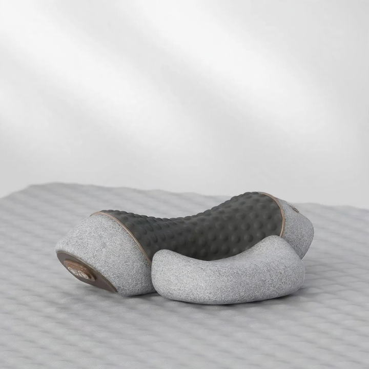 Multifunctional neck pillow with massage and heating function