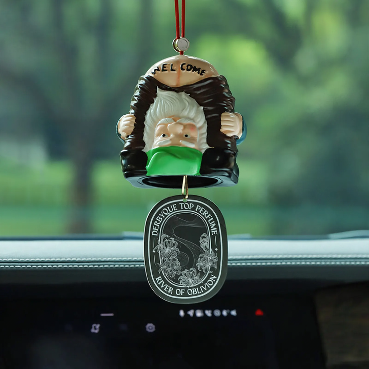 Gnome-Car Air Freshener with Scent Plates
