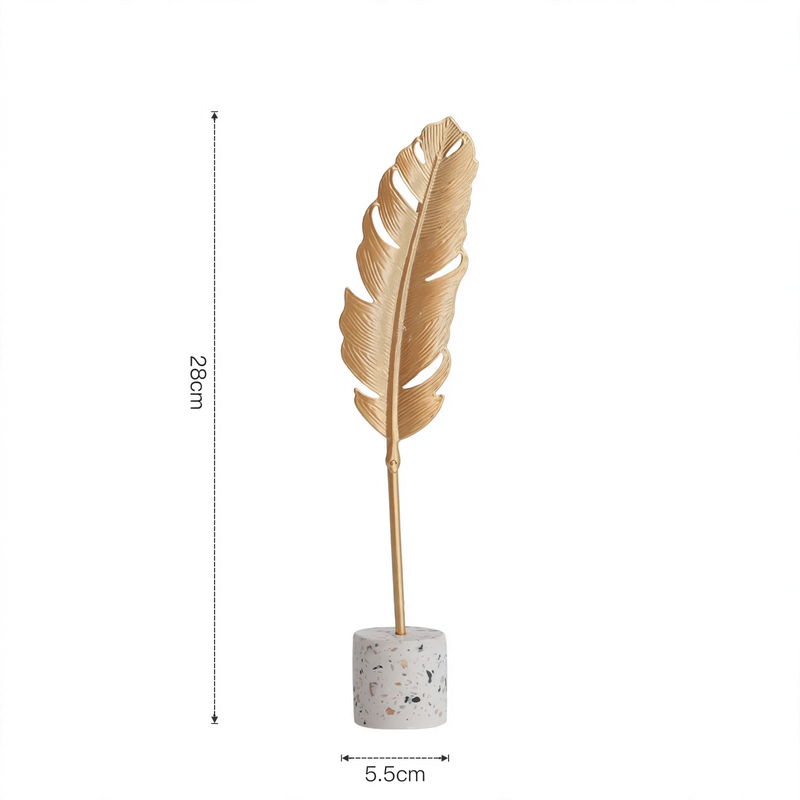 Iceflower decorative figure made of iron, modern