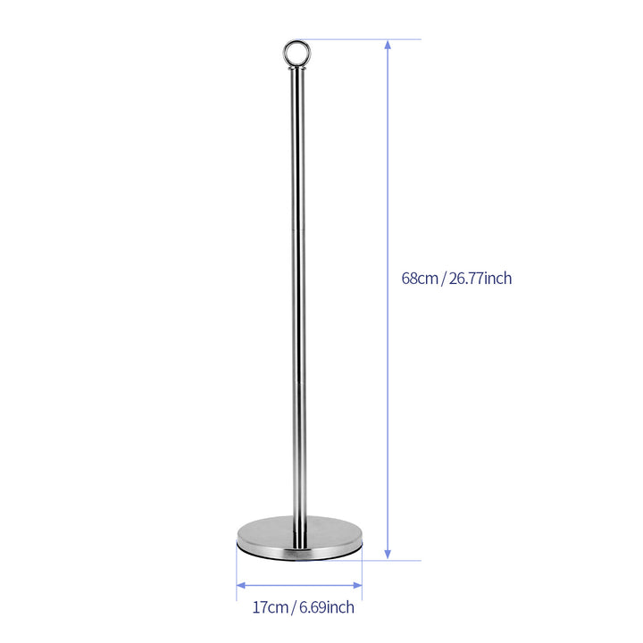 Stainless steel kitchen roll holder