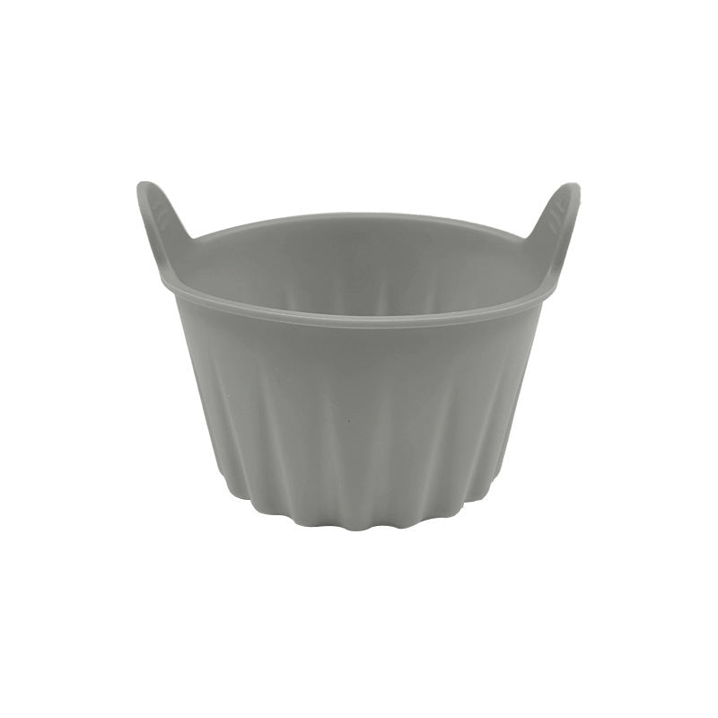 Silicone egg cups, round, 9×9×7 cm