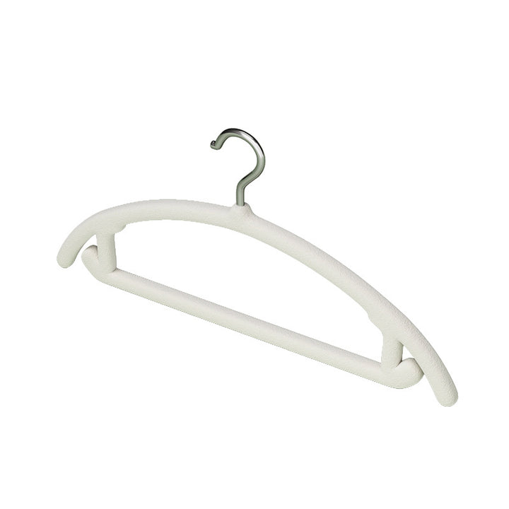 Flocked coat hangers, non-slip, reinforced