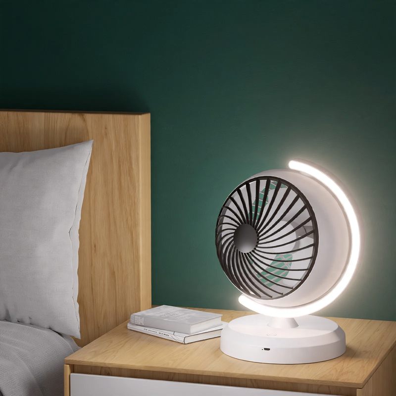 Portable hand fan with battery, 3 levels
