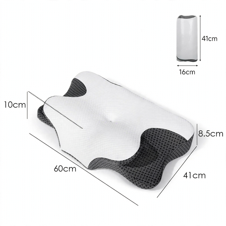 Butterfly shape neck support pillow made of memory foam