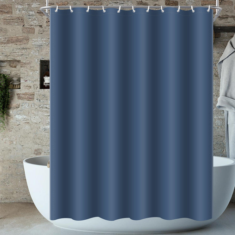 Shower curtain, PEVA, transparent, 80–120 cm
