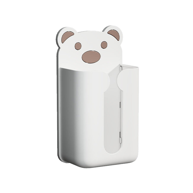 Wall-mounted paper towel holder, plastic