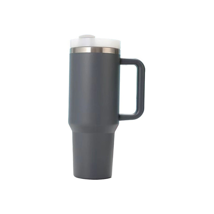 Insulated cup 40oz with straw and handle