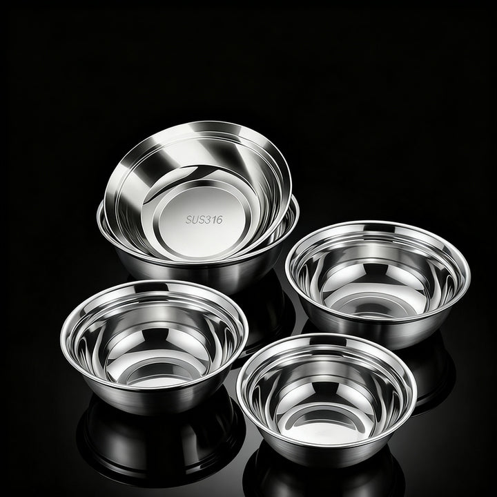 Stainless steel bowl 316 quality, reinforced