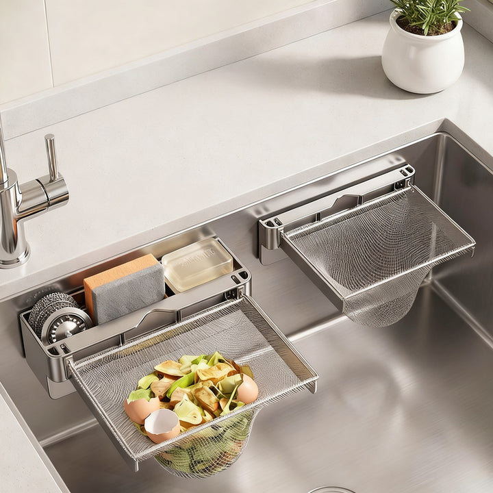 Expandable sink strainer with mesh filters, ABS