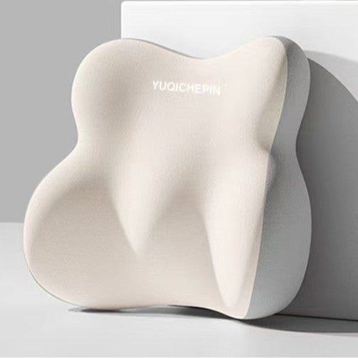 Seat cushion with lumbar support, memory foam