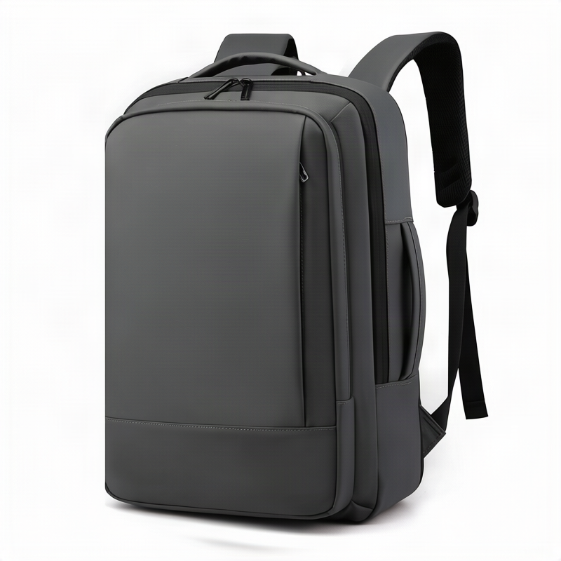 Expandable business backpack with USB charging, 20-35 L