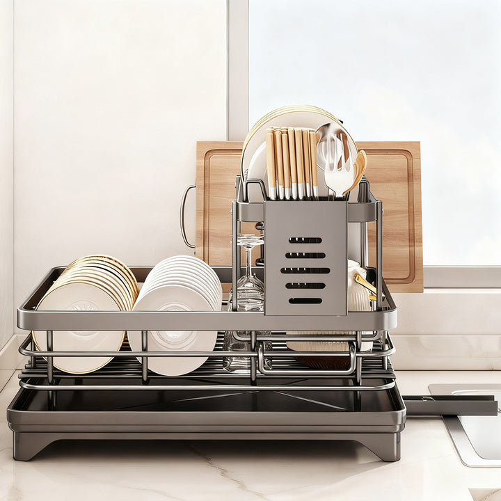 Dish drying rack made of stainless steel