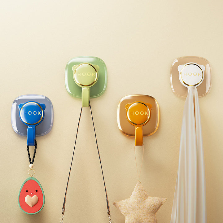 Self-adhesive wall hook, load-bearing