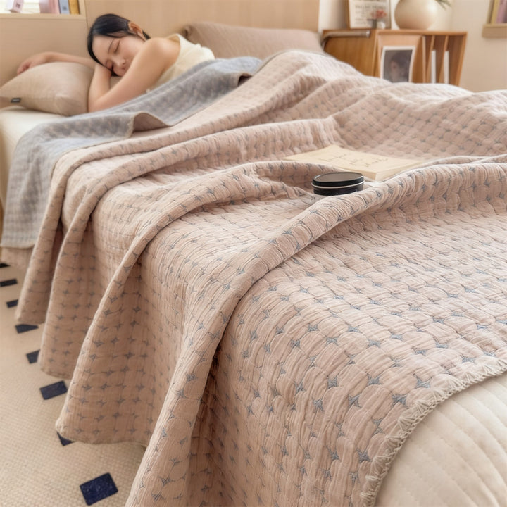 Cooling blanket made of cotton, 1000–1500 g