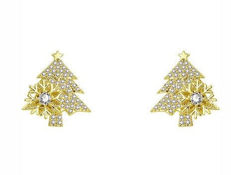 Rotating Christmas Tree Earrings | Stornfield