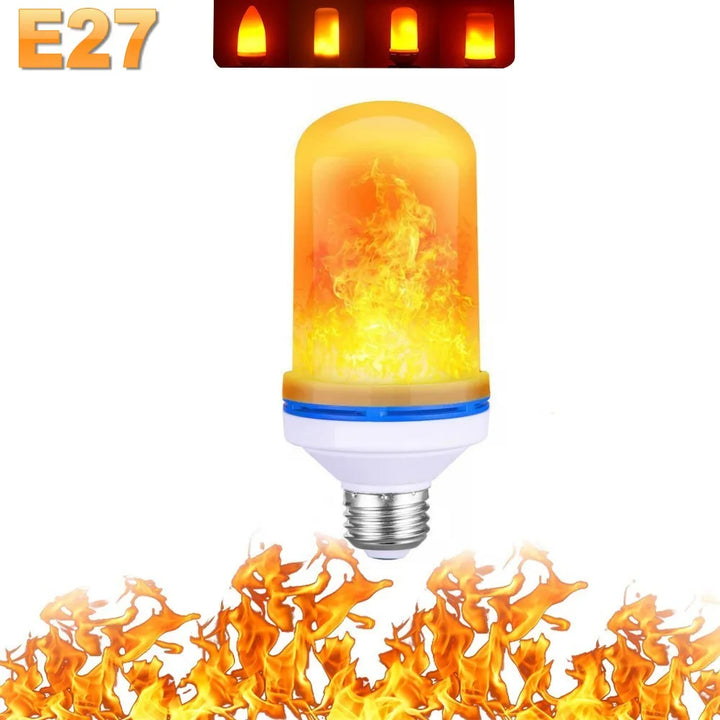 LED FLAME LIGHT PARTY LAMP - 4 MODES FIRE SIMULATION | Stornfield
