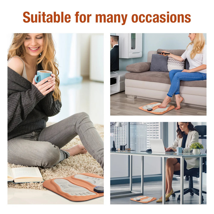 3D-Foot Massager Pad | Pain Relief for Tired Feet in Seconds – Convenient from Home | Stornfield